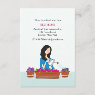 Invitación en movimiento de plantas de agua