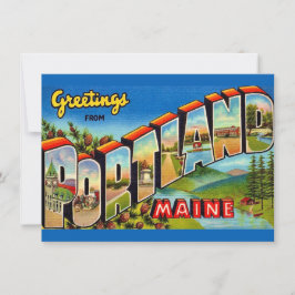 Invitación en movimiento de Portland Maine