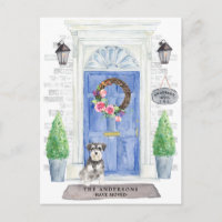 Invitación en movimiento de Schnauzer en miniatura