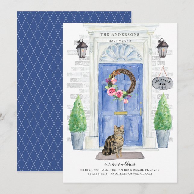 Invitación en movimiento de tabletas marrones esta (Anverso / Reverso)