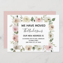 Invitación en movimiento Dusty Floral Rosa