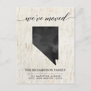 Invitación en movimiento, estado de Nevada, rústic