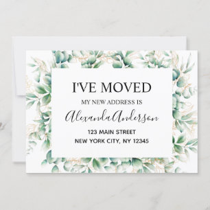 Invitación en movimiento Eucalipto Verde