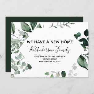 Invitación en movimiento Eucalipto Verde