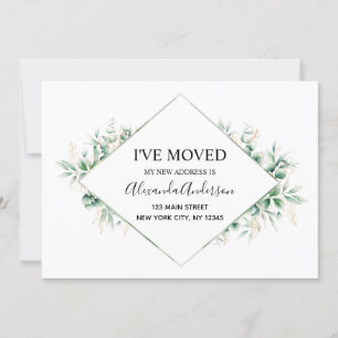 Invitación en movimiento Eucalipto Verde