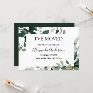 Invitación en movimiento Eucalipto Verde