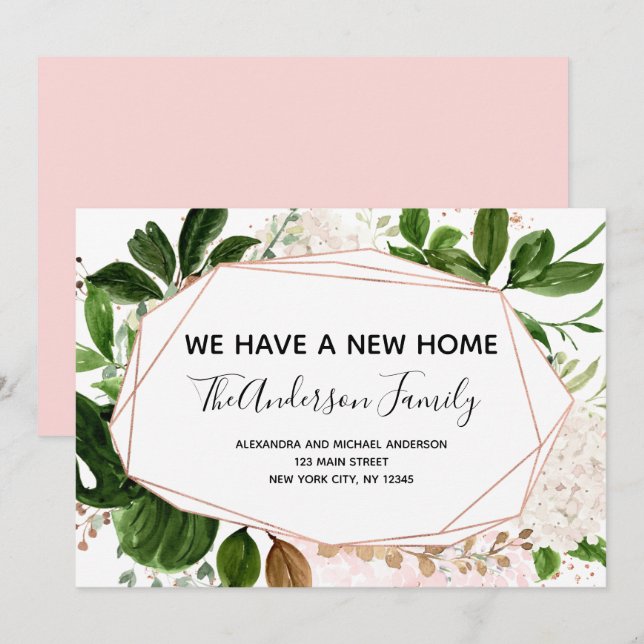 Invitación en movimiento Eucalyptus Greenerenery (Anverso / Reverso)