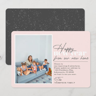 Invitación en movimiento Feliz Año Nuevo Foto de R