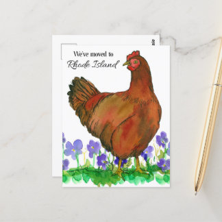 Invitación en movimiento Rhode Island Red Hen Viol