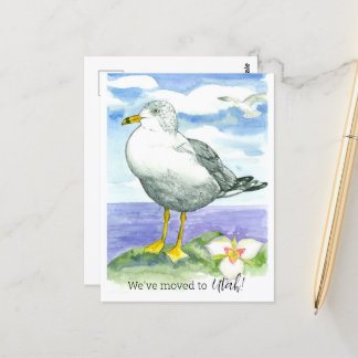 Invitación en movimiento Utah Seagull Sego Lily Fl