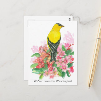 Invitación en movimiento Washington Goldfinch Flow