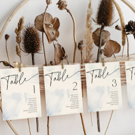 Invitación En Nueve Nubes De Novias Azules Ducha Nombre Númer