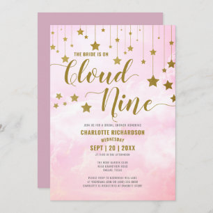Invitación En Nueve Nubes Dreamy Pastel Una Ducha De Novias R