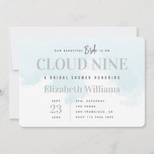 Invitación En Nueve Nueve Modernas Modas Mínimas Ducha De Nov