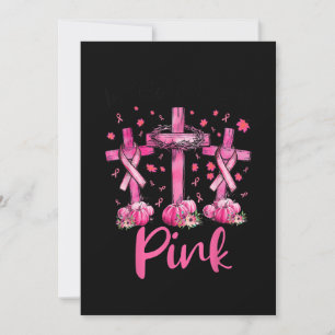 Invitación En Octubre Nosotros Vestimos de Rosa Jesús Cruz Cá
