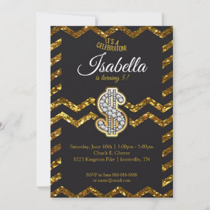 Invitación en oro