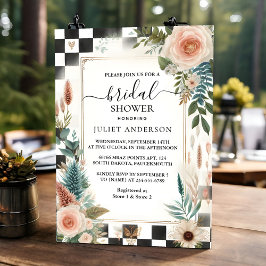 Invitación En Retro Studio Creative Illustrated Bridal Shower