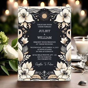 Invitación En simple matrimonio tradicional, Boda de renovaci