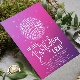 Invitación En su época de cumpleaños, Fiesta de la era, Fiest