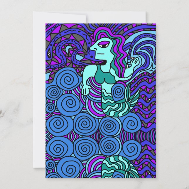 Invitación en todas las ocasiones, sirena (Anverso)