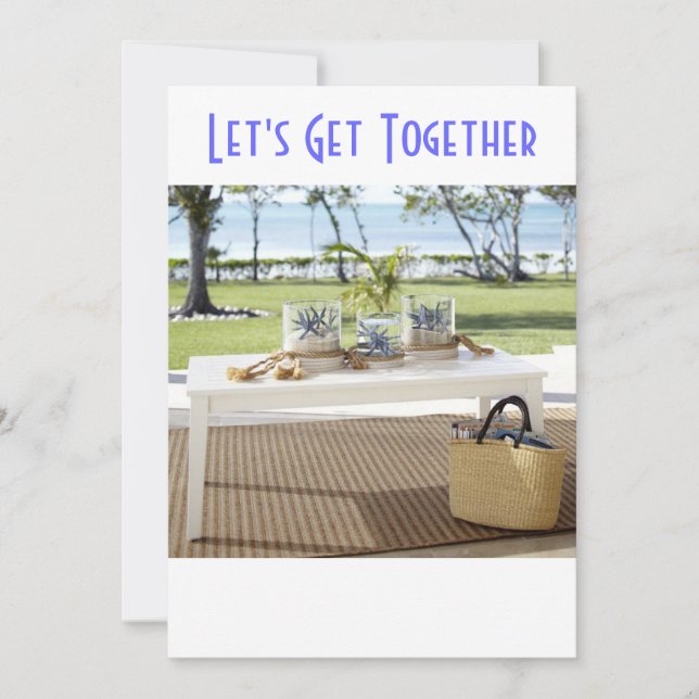 INVITACIÓN EN VERANO O EN EL EXTERIOR (Anverso)