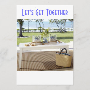INVITACIÓN EN VERANO O EN EL EXTERIOR