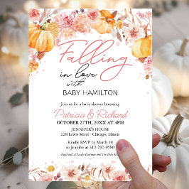 Invitación Enamorándose de Baby Shower de otoño