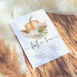 Invitación Enamorarse   Fiesta de Despedida de Soltera Boho P