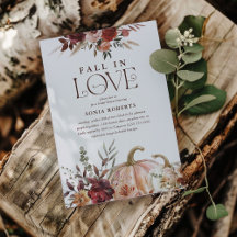 'Enamorarse' Flores de Otoño Regalo de Boda de Cal