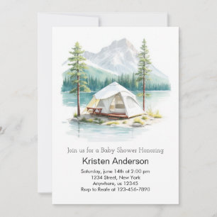 Invitación Encantada aventura forestal espera Baby Shower