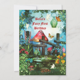 Invitación encantada del fiesta del bosque de