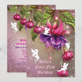 Invitación encantada del fiesta del bosque de