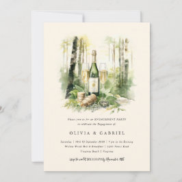 Invitación Encantada Fiesta de Participación Elegante de Bosq