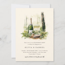 Invitación Encantada Fiesta de Participación Elegante de Bosq