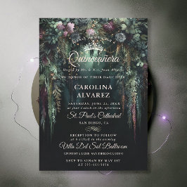 Invitación Encantada Iglesia de Quinceañera del Arco Forestal