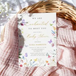 Invitación Encantado De Conocerte Baby Shower