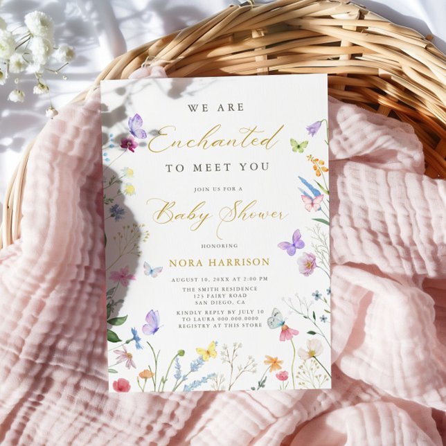 Invitación Encantado De Conocerte Baby Shower (Subido por el creador)