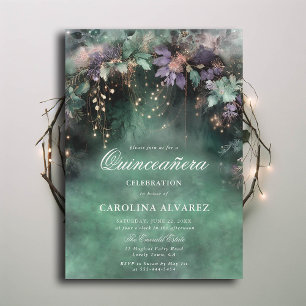 Invitación Encantado Fairy Forest Fairy Magic Lavender Qincea