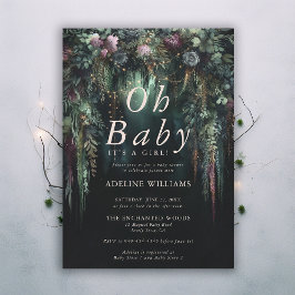 Invitación Encantado Forest Fairytale Woodland Baby Shower
