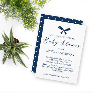 Invitación Encantador Baby Shower de los niños blancos de la