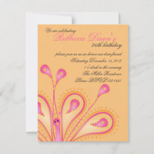 Invitación ¡Encantador Feathered!