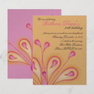 Invitación ¡Encantador Feathered!