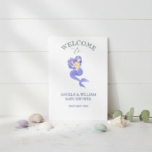 Invitación Encantadora de Cumpleaños de Bebé Siren
