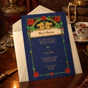 Invitación Encantadora enredadera floral arqueada borde de bo