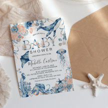 Encantadora Fiesta de Baby Shower Bajo el Mar con