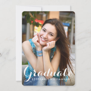 Invitación Encantadora fiesta de graduación fotográfica