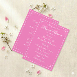 Invitación Encantadora lluvia de boda rosa preciosa escritura