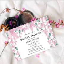 Encantante Ducha de Novia Floral Wisteria