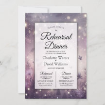 Encanto estrellado en una cena de ensayo en flor