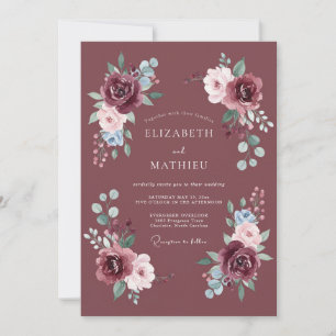 Invitación Encanto Pintoresco de Boda en Borgoña